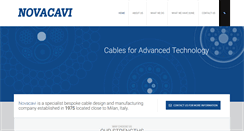 Desktop Screenshot of novacavi.it