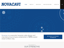 Tablet Screenshot of novacavi.it